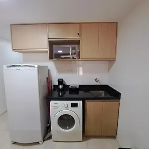 Quarto, Sala E Cozinha Integrada Na 116 Norte Apartamento Brasília